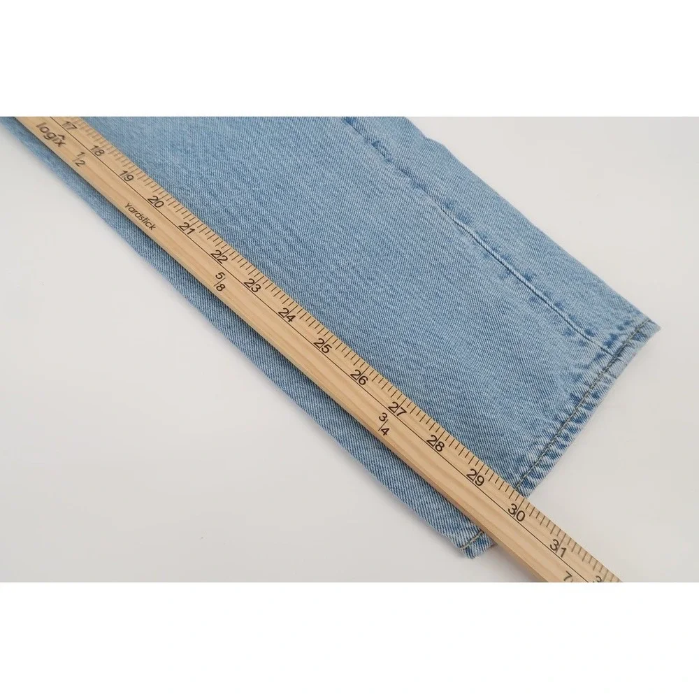 LEVI'S Premium Big E Lot‎ 551 Z Distressed Straight Fit Denim Jeans Mens 30x30